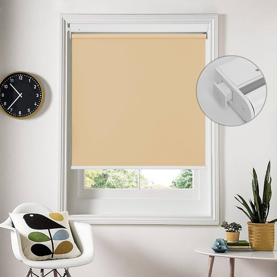 Amazon｜Grandekor ロールスクリーン つっぱり式 プルコード式